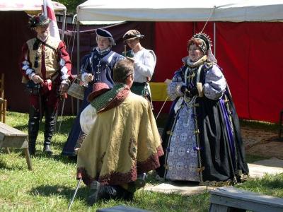 More Courtiers being presented to the Queen